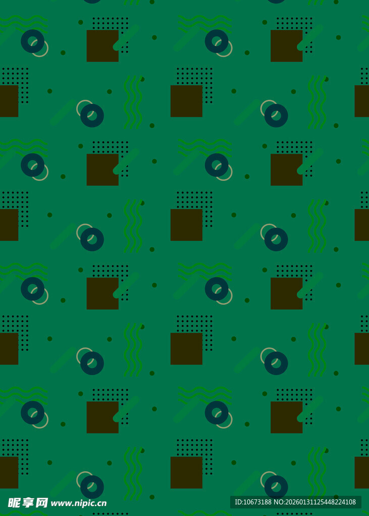 绿色几何图案背景纹理