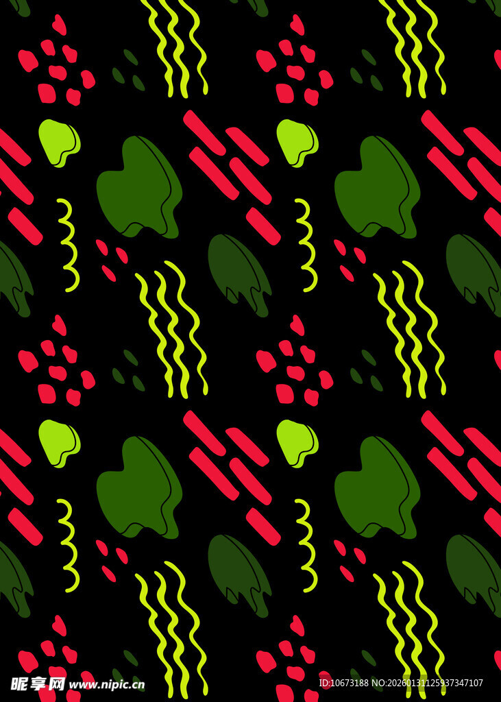 多彩抽象图案背景设计