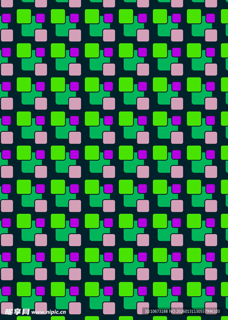 多彩方格几何图案背景