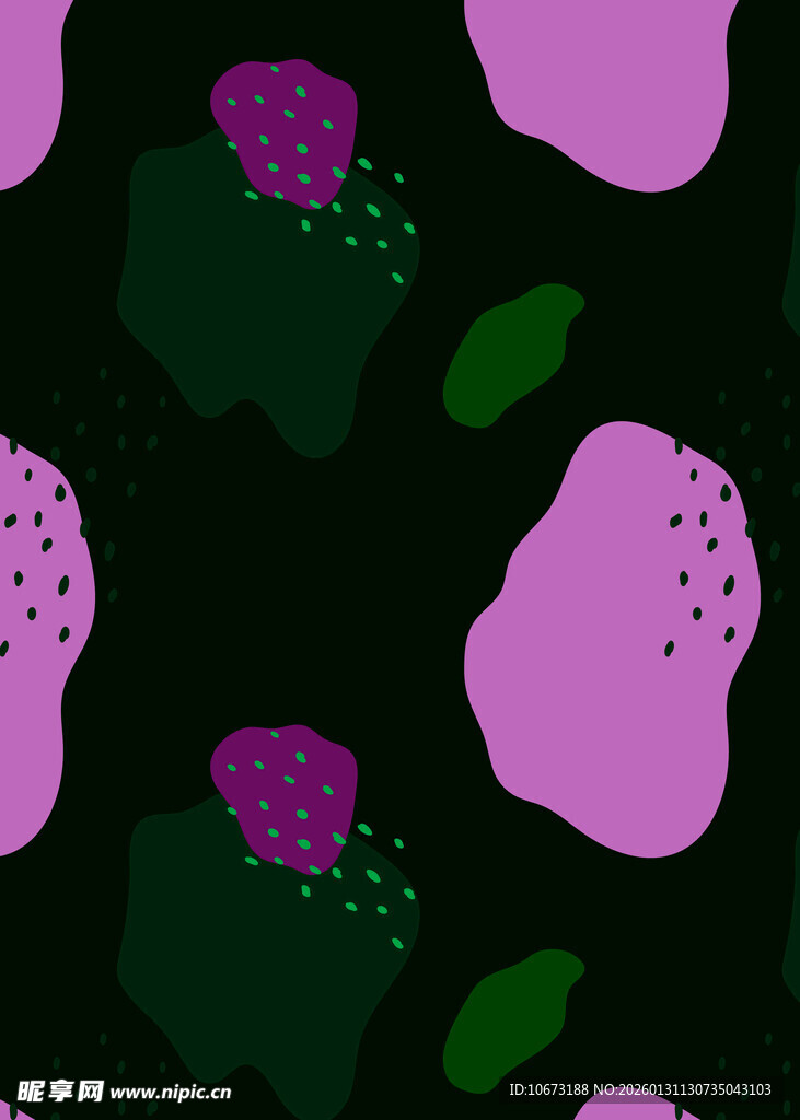 抽象花卉图案背景设计