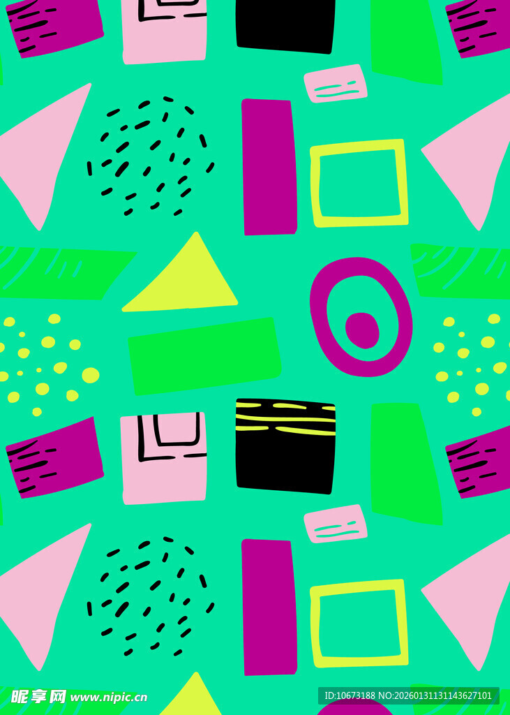 几何图案多彩背景设计