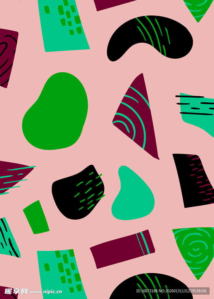 抽象几何图案背景设计