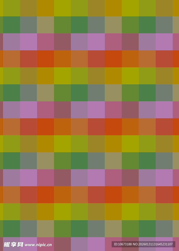 多彩格子图案背景
