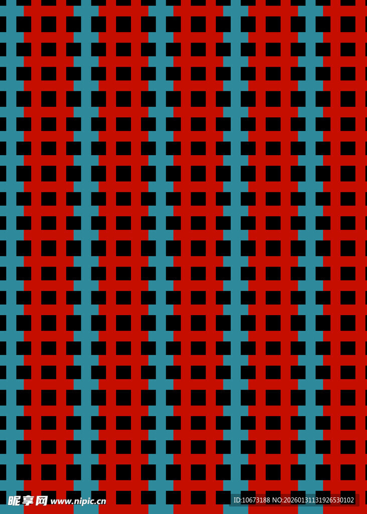 红蓝相间方块图案背景