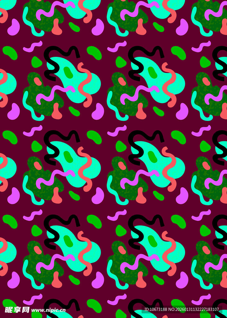 多彩抽象图案纹理背景