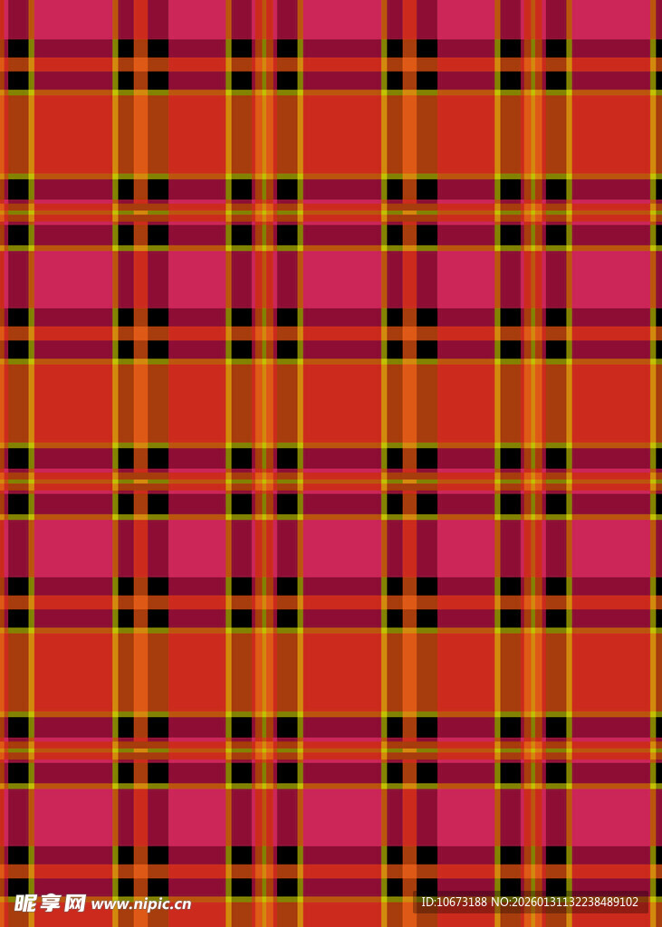 粉色格纹图案背景