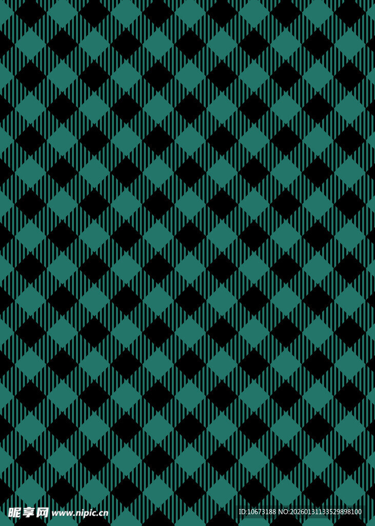 深绿黑格纹图案背景