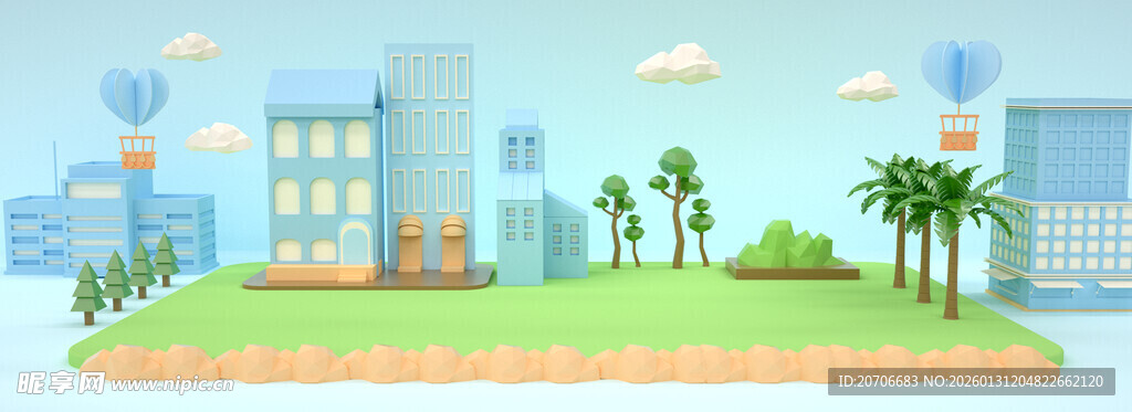 赛博舞台 科技展台 C4D 场