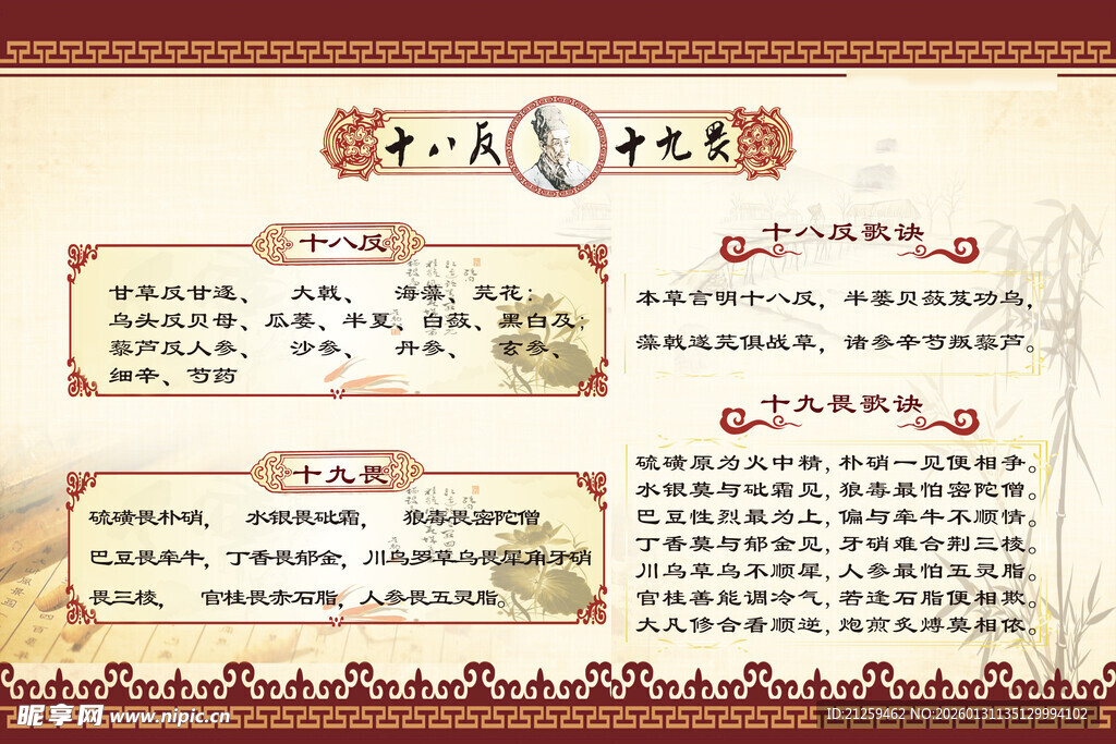 中医十八反