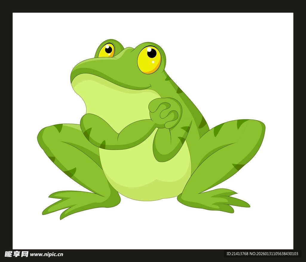 可爱青蛙插画