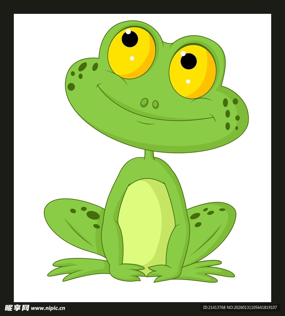 可爱卡通青蛙形象