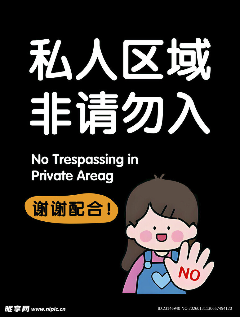 私人区域 非请勿入
