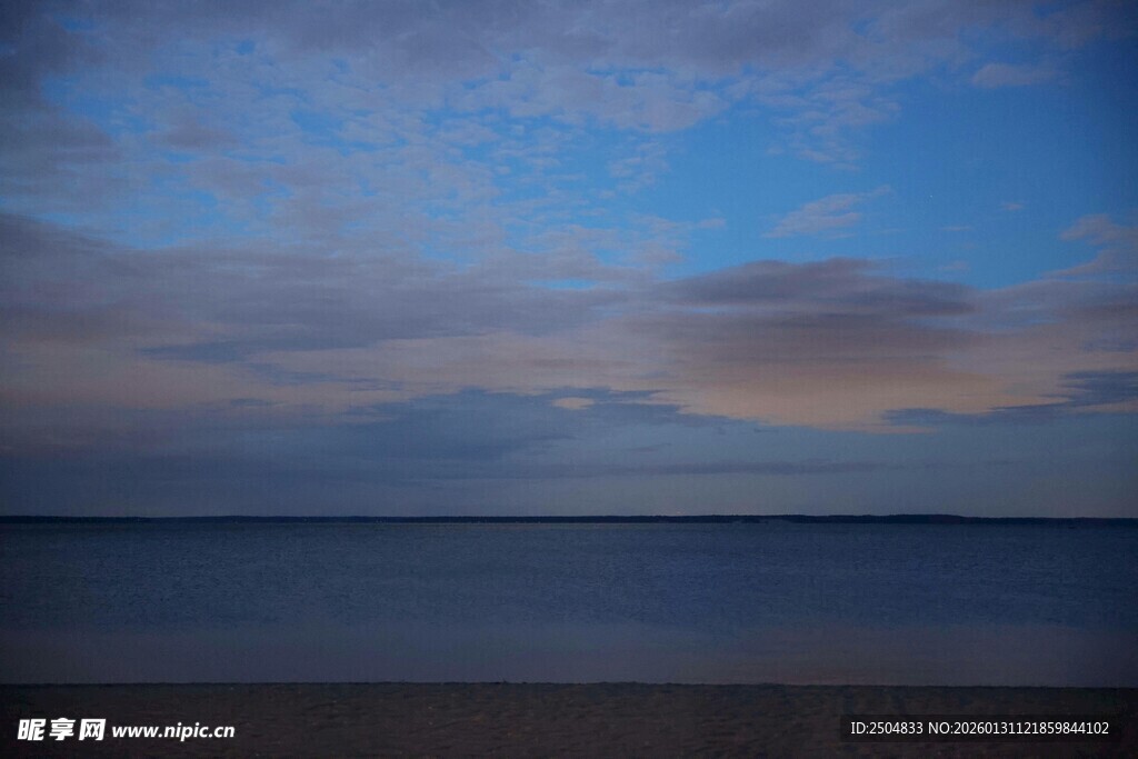 海边暮色天空美景