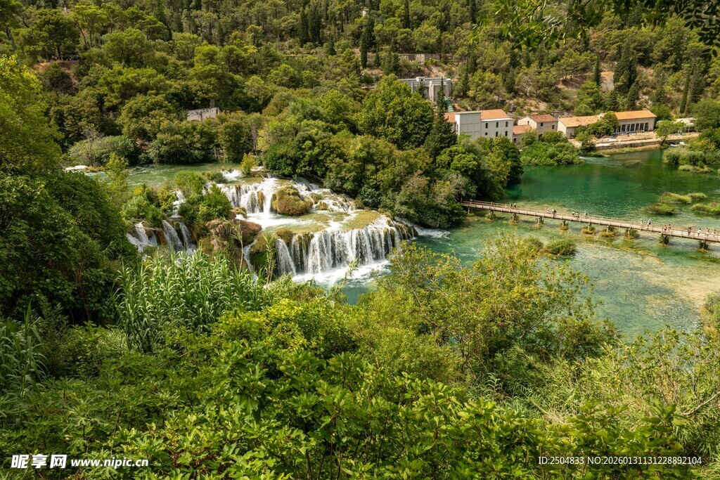 克罗地亚十六湖国家公园美景
