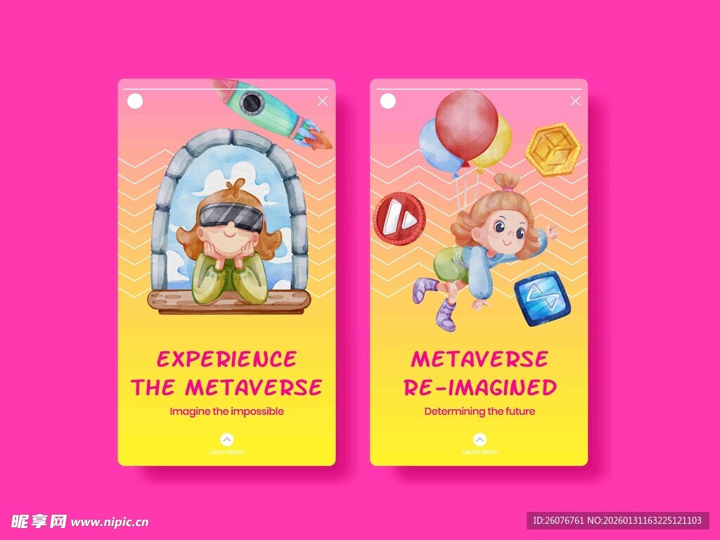 多样卡通人物场景插画图片