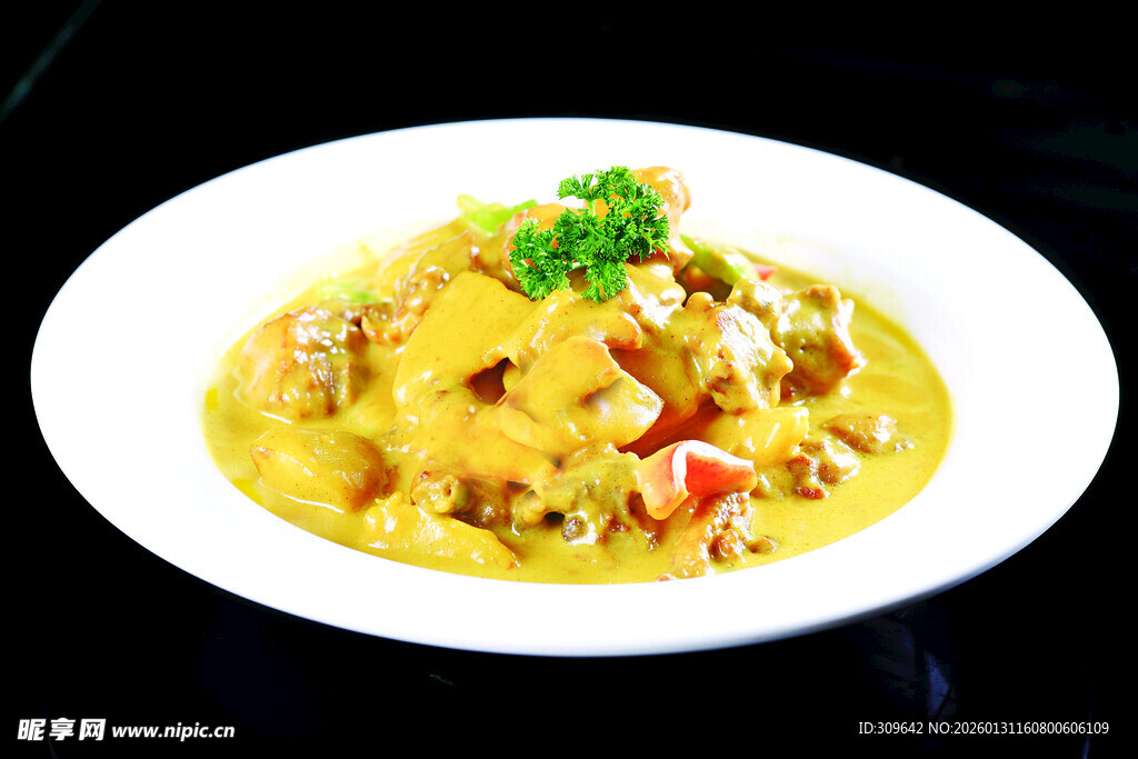 美味咖喱海鲜料理