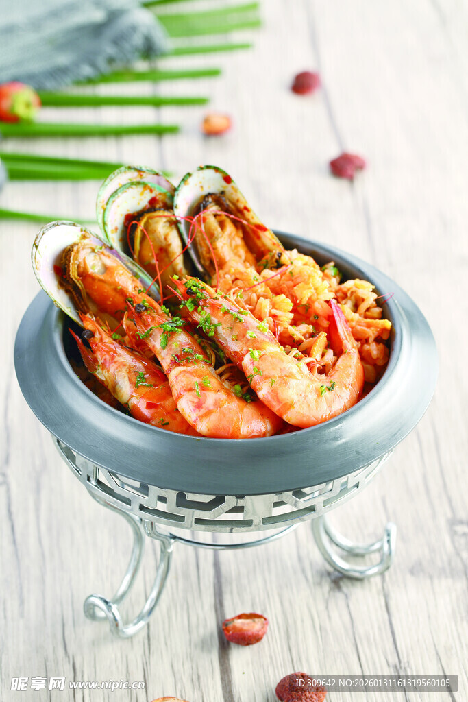 美味虾仁菜肴
