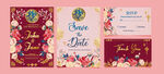 花卉婚礼请柬