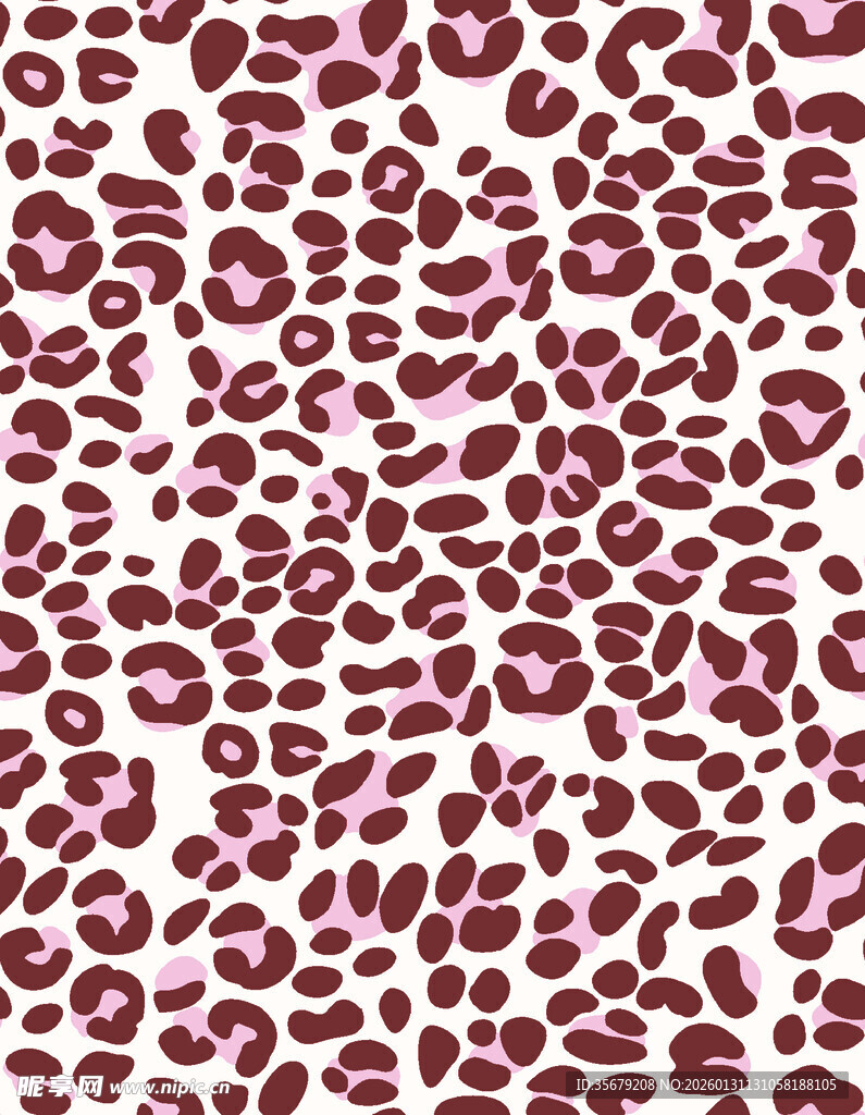 豹纹图案纹理背景素材