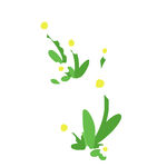 手绘清新小花插画元素