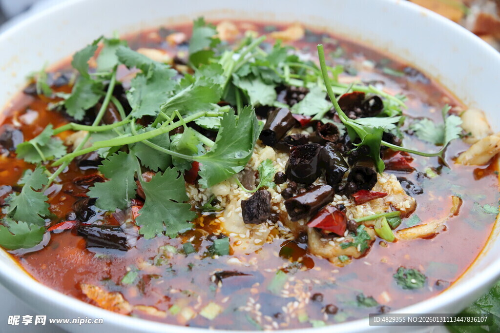 香辣美味水煮鱼肉片