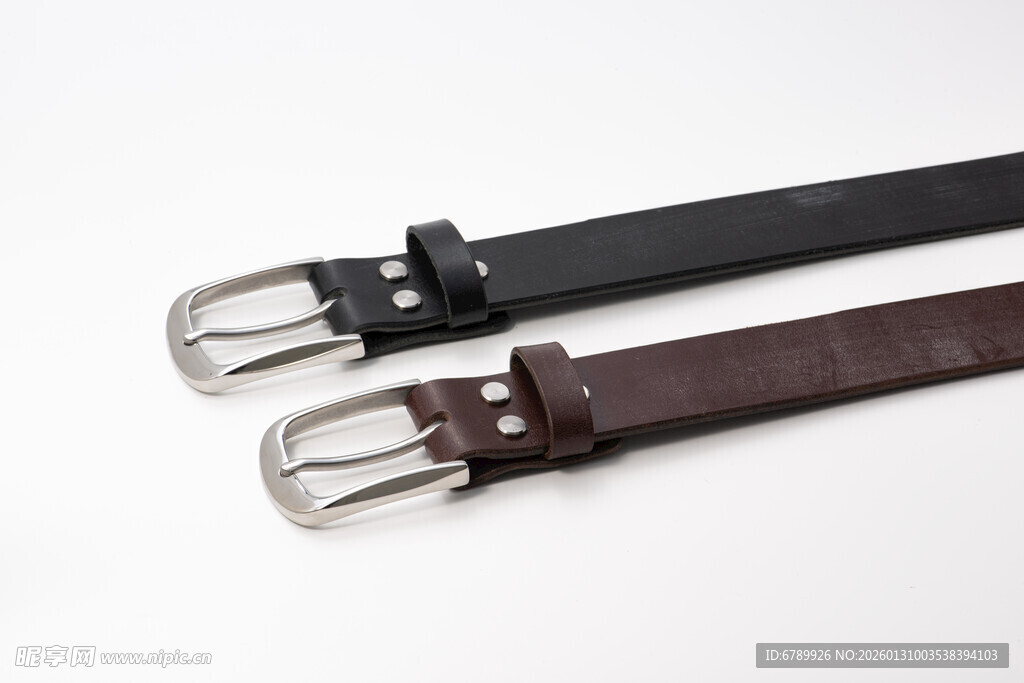 简约双款皮带展示