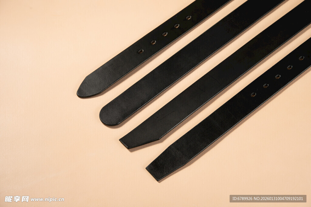 黑色皮带条展示