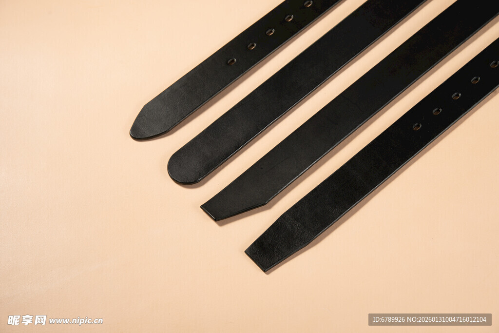 黑色皮带条展示