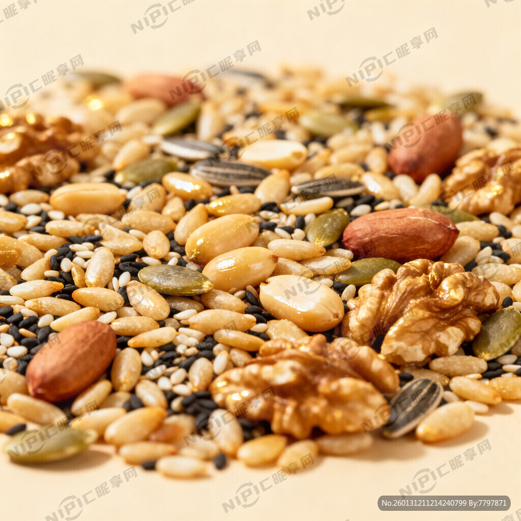 瓜子仁松仁花生仁核桃仁芝麻组合