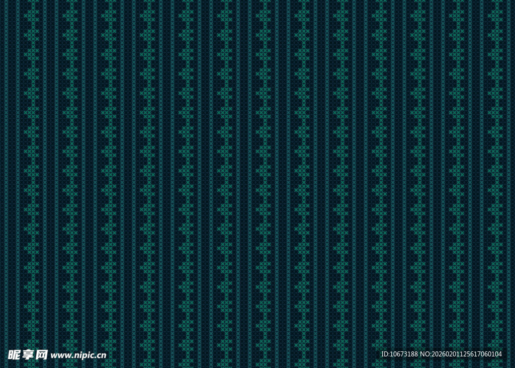 深绿竖条纹数字背景图案