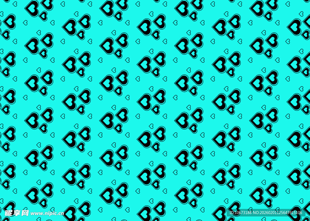 蓝底骷髅图案纹理背景