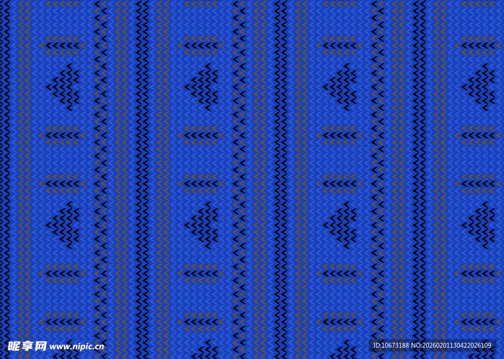 蓝色几何图案民族风纹理