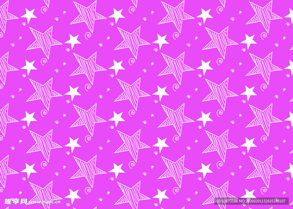紫色星星图案背景