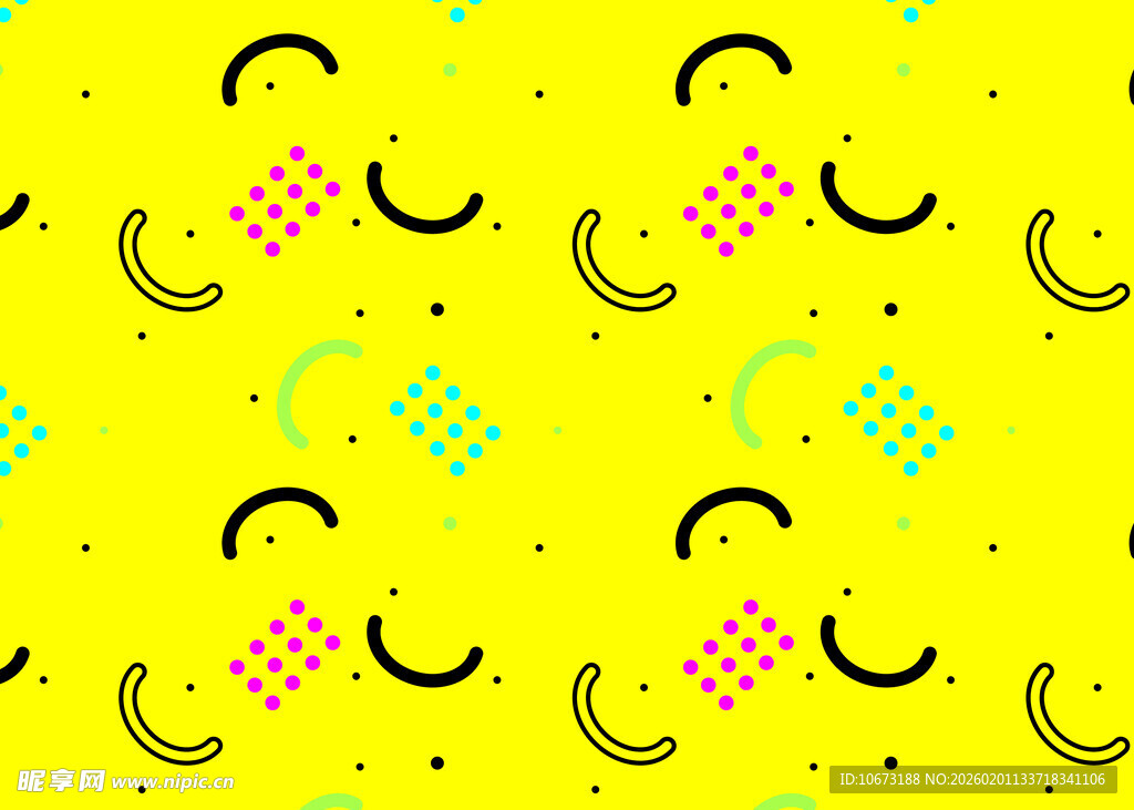 黄色水果图案背景纹理