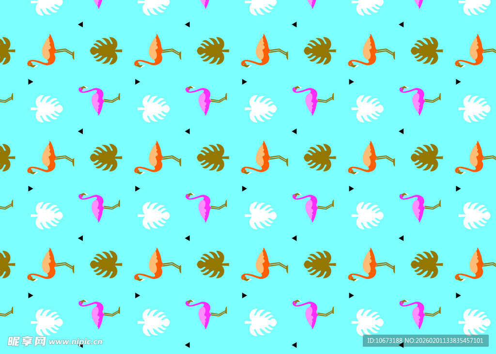 清新卡通图案背景