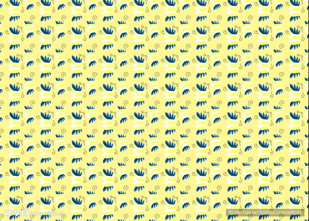 淡黄绿色几何图案背景