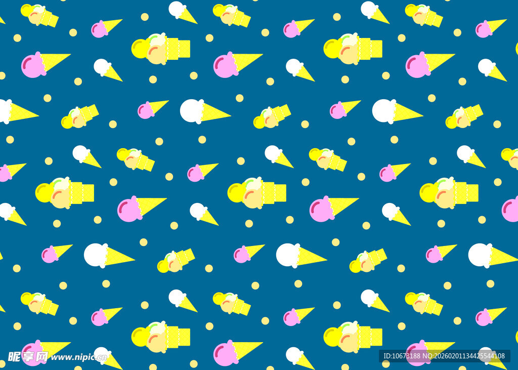 多彩云朵图案背景