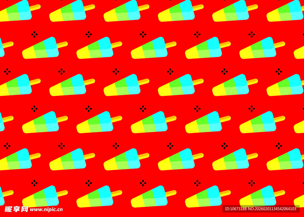 多彩鞋子图案背景