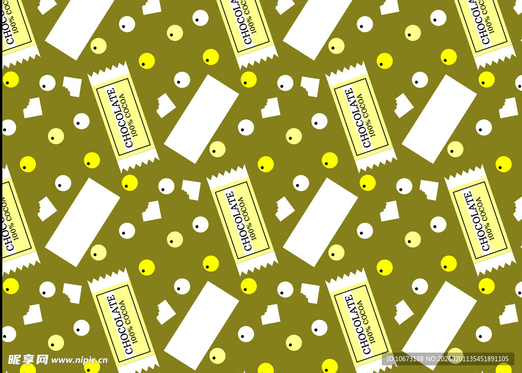 黄色药片图案背景纹理