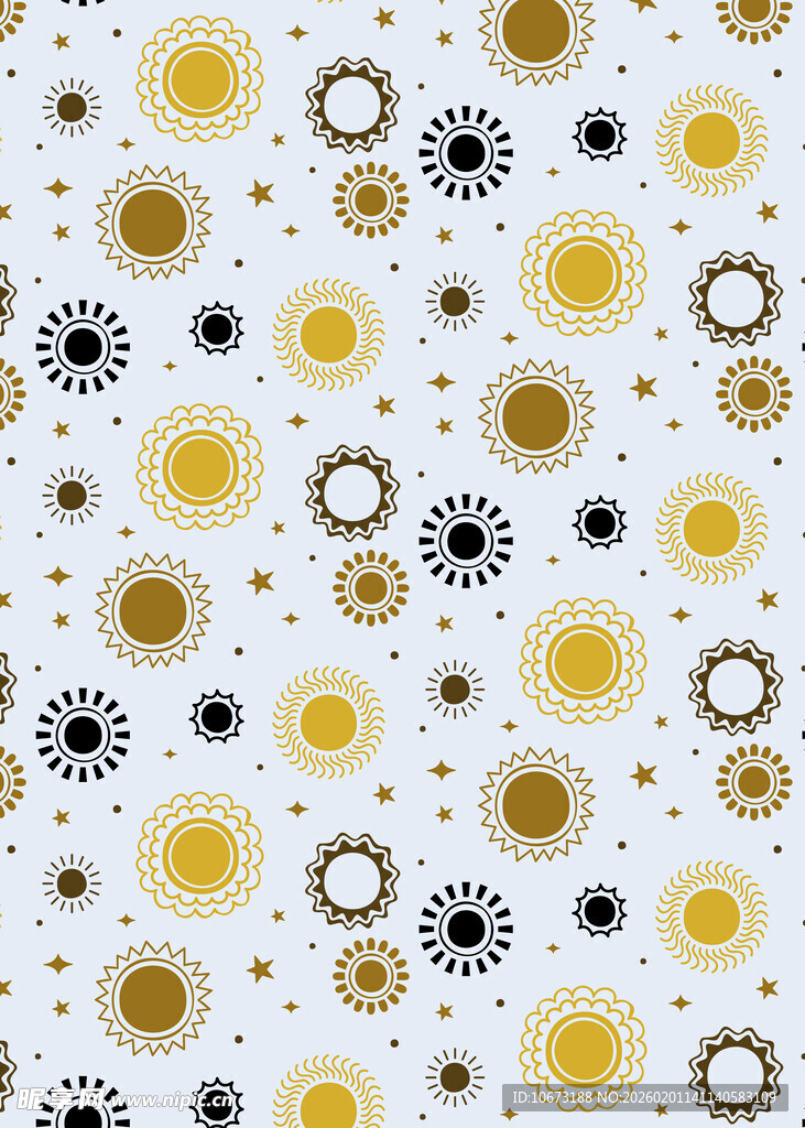 金色圆点几何图案背景