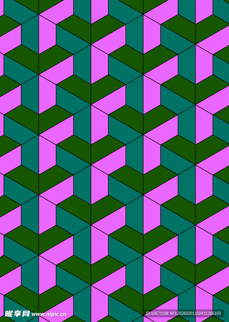 几何立体图案背景纹理