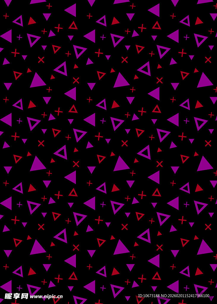 紫色三角图案背景纹理