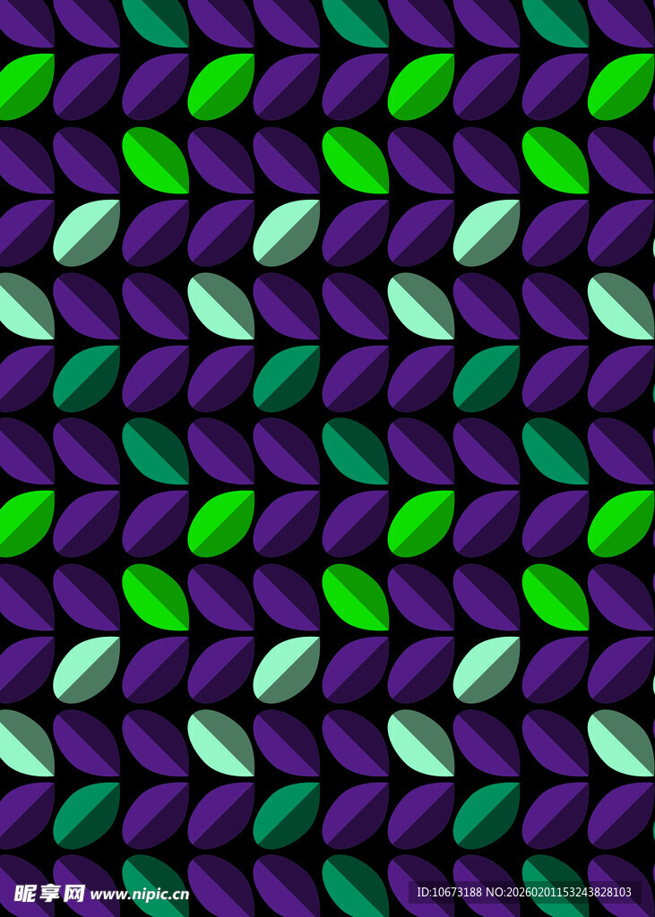 紫绿交织几何图案纹理