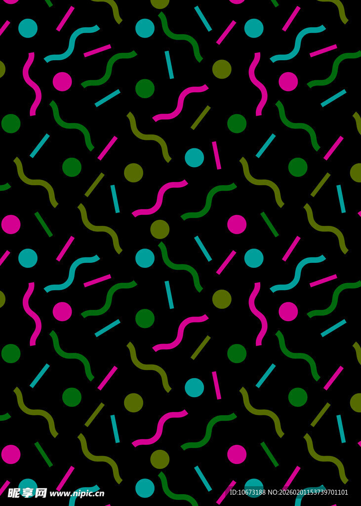 多彩几何线条图案背景