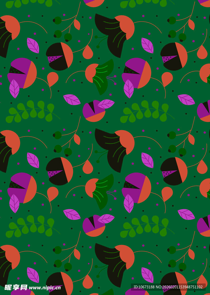 多彩抽象图案背景纹理