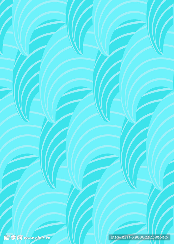 浅蓝色波浪纹理图案