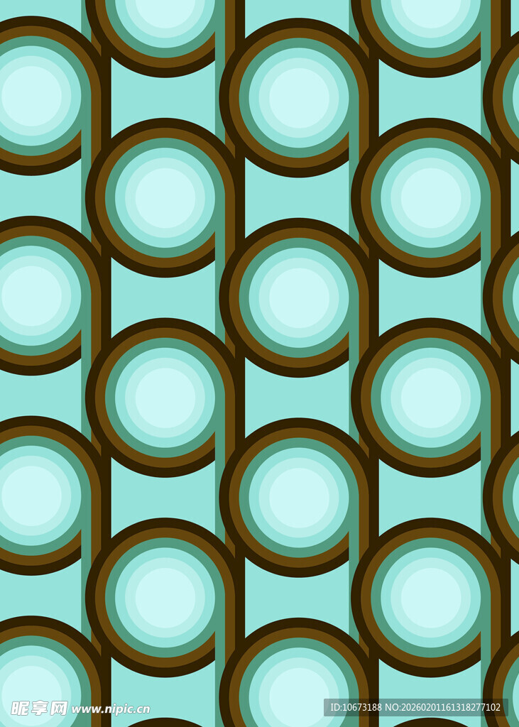 环形几何图案背景纹理