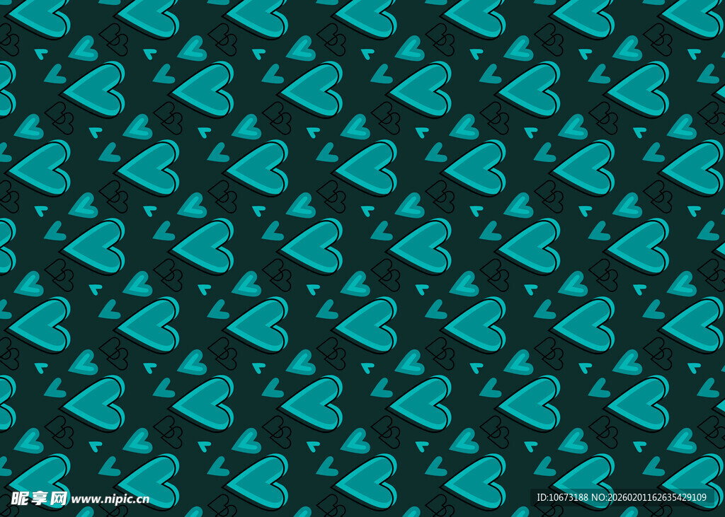 蓝绿色几何图案背景纹理