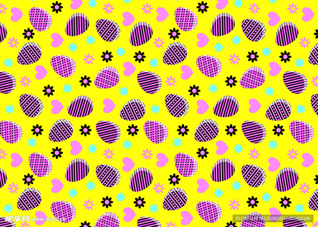 多彩波点几何图案背景