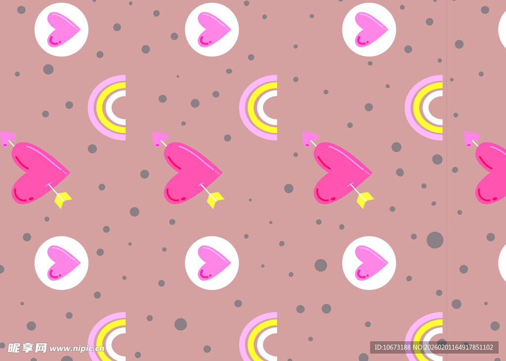 梦幻星星月亮粉色图案背景